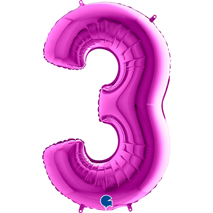 Chiffre 3 Violet 40