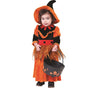 déguisement de sorcière orange enfant taille 98cm