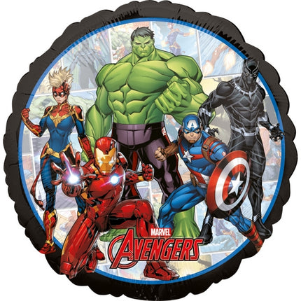 Ballon Aluminium Rond Avengers 17