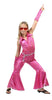 combinaison disco pour enfant à paillettes pink 164cm