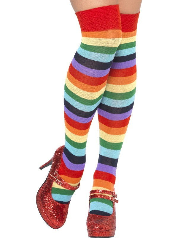 Chaussettes longues multicolore | une paire de chaussette rayée | J2F Shop
