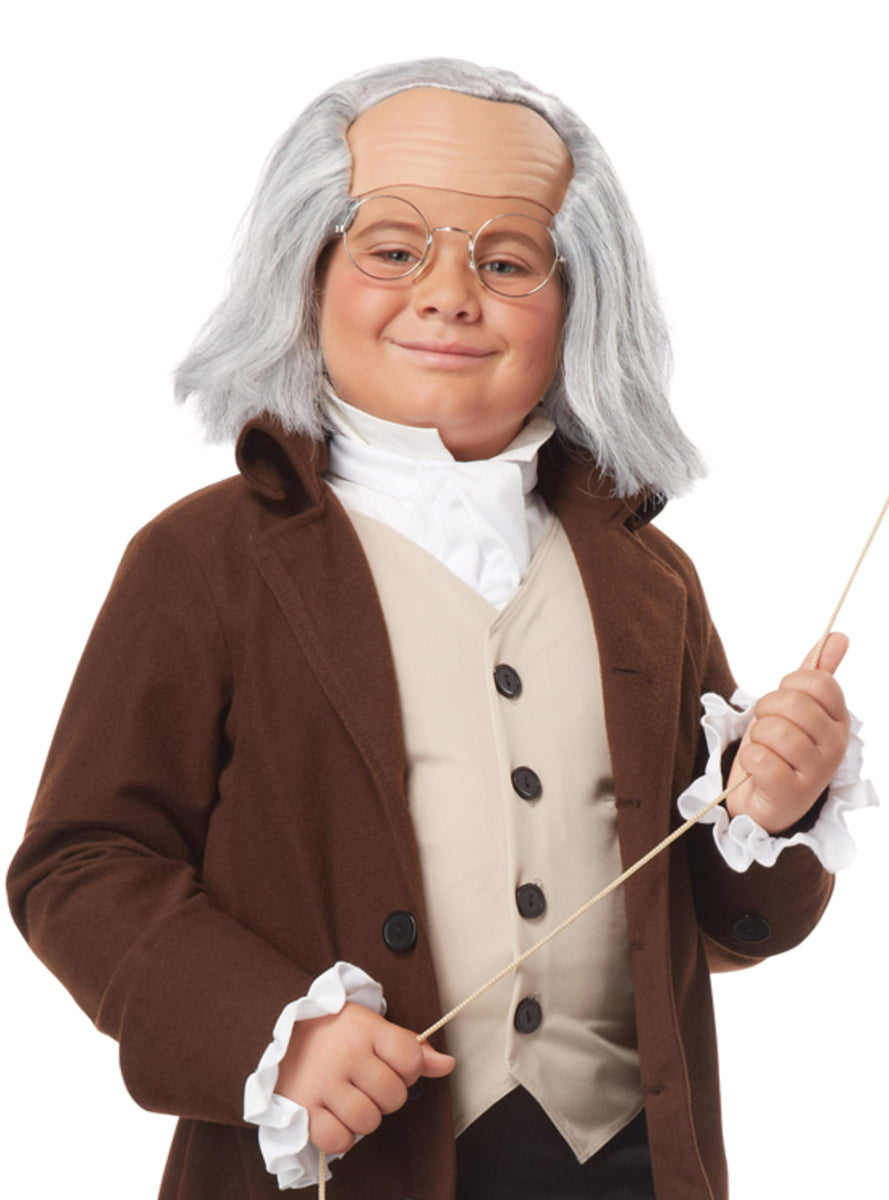 Perruque Benjamin Franklin enfant | Perruque | J2F Shop