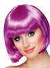 Perruque violette frange femme | perruque | J2F Shop