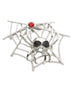Broche toile d'araignée avec araignée morte | broche | J2F Shop