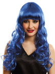 Perruque bleue longue femme | perruque | J2F Shop