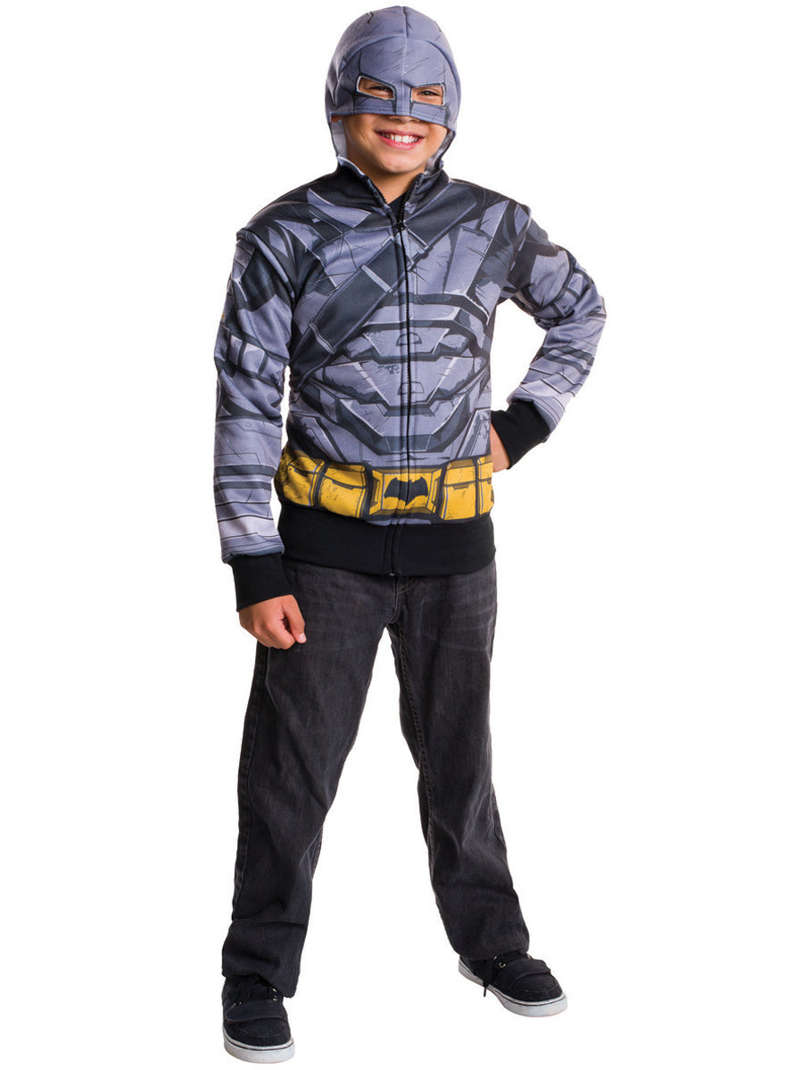Veste Batman Masque Armure Batman v Superman enfant | Veste à capuche | J2F Shop