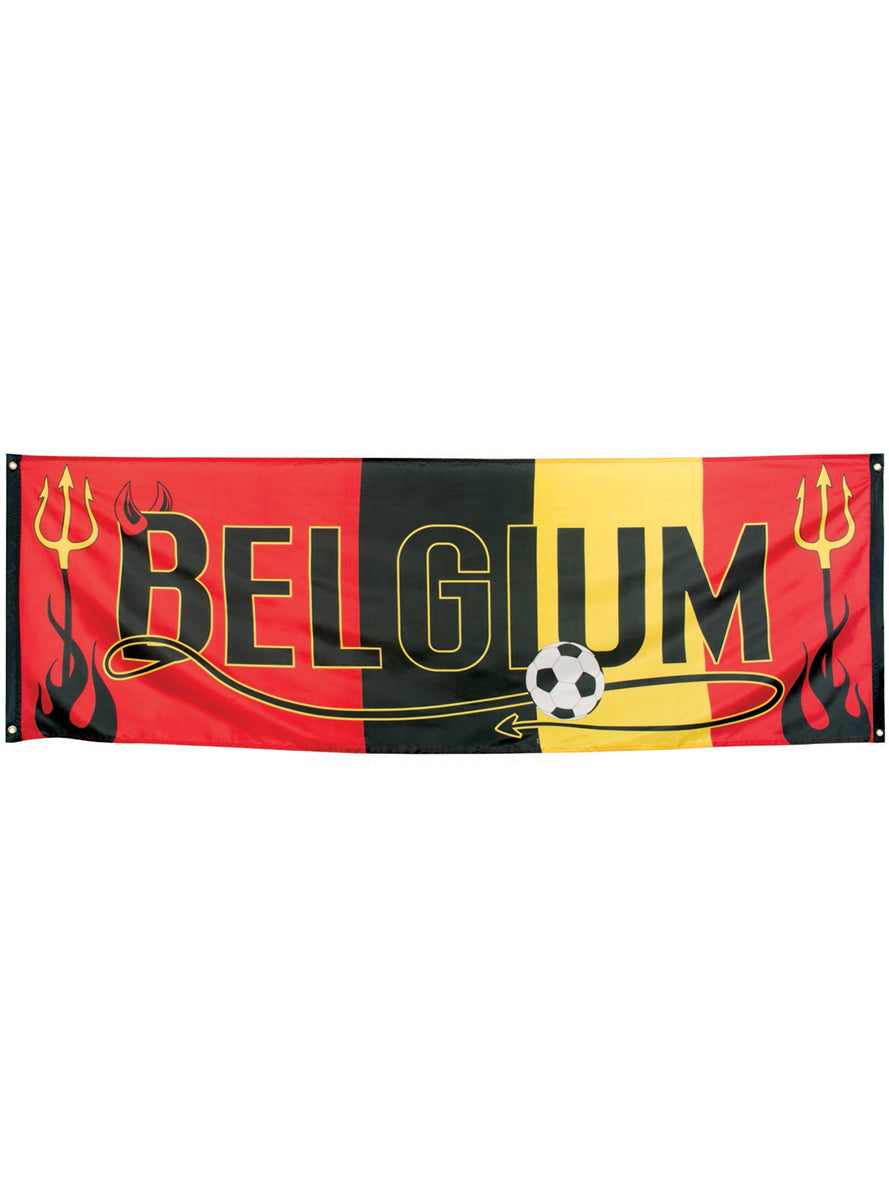 Banderole de Belgique football | Banderole 220x74 cm | J2F Shop