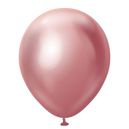 10 Ballons 30cm Mirror Rose- Ballonrama