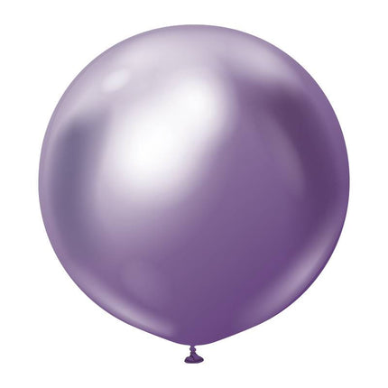 1 Ballon 60cm Mirror Violet- Ballonrama