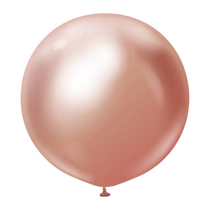 1 Ballon 60cm Mirror Rose Gold- Ballonrama