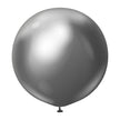 1 Ballon 60cm Mirror Charbon- Ballonrama