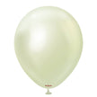 25 Ballons 13cm Miroir Or Vert- Ballonrama