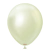 10 Ballons 30cm Miroir Or Vert- Ballonrama