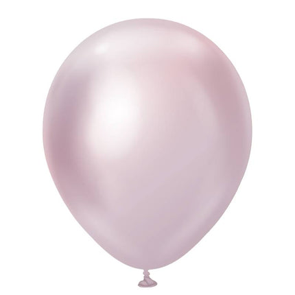 25 Ballons 13cm Miroir Or Rose- Ballonrama