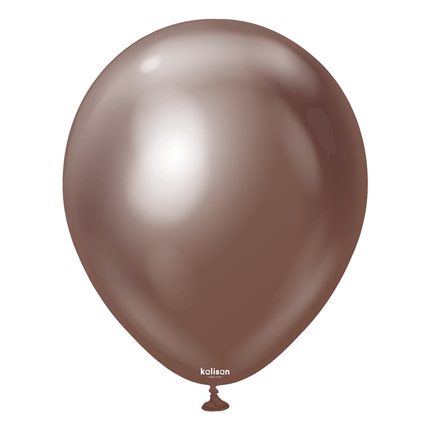50 Ballons Mirror Chocolat 12