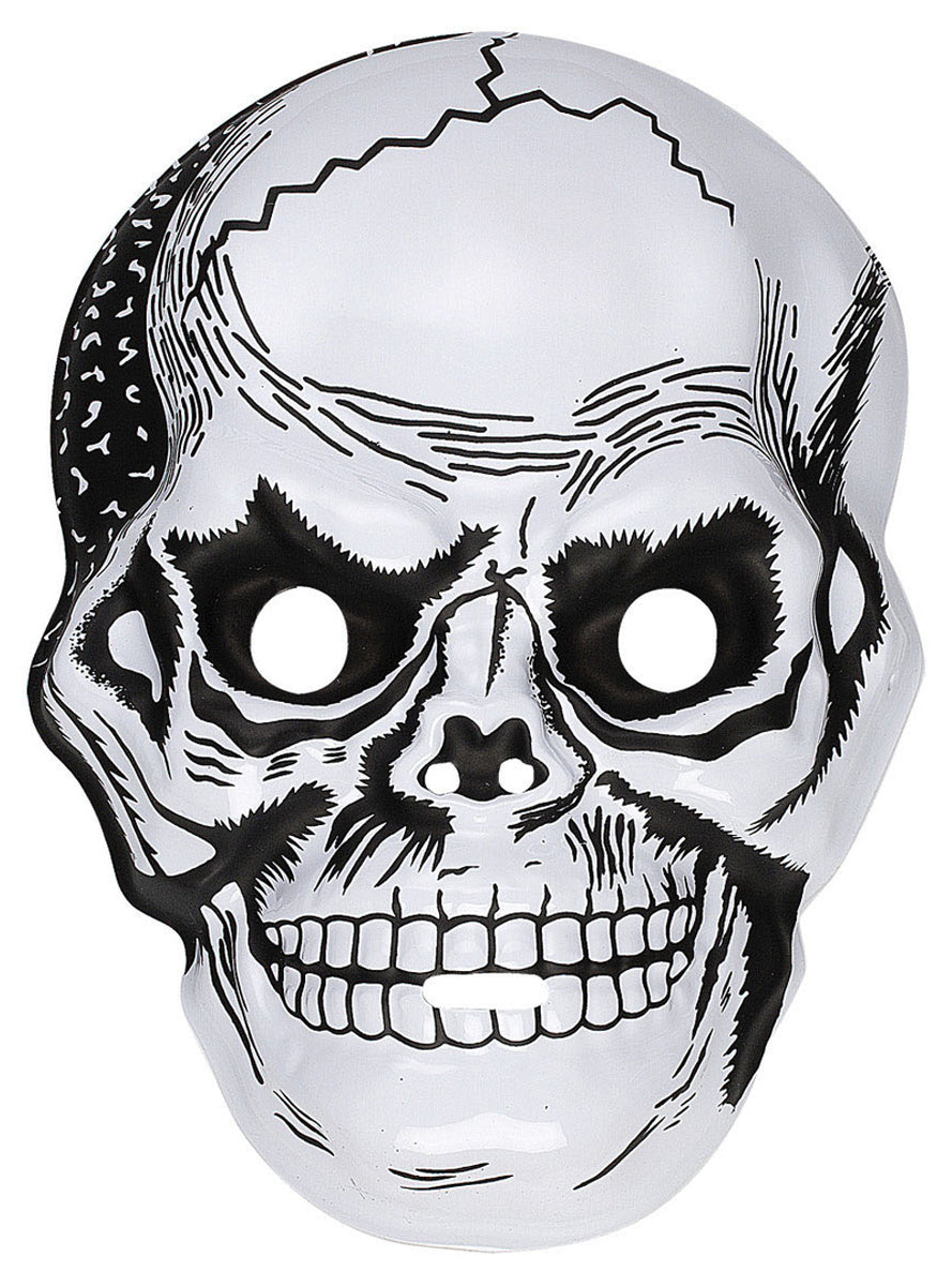 Masque tête de mort plastique homme | masque | J2F Shop