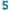 Chiffre 5 Blue 16