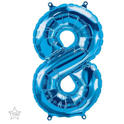 Chiffre 8 Bleu 16