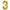 Chiffre 3 Gold 34