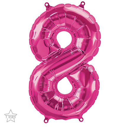 Chiffre 8 Magenta 16