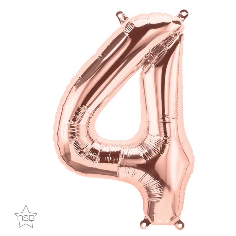 Chiffre 4 Rose Gold 16