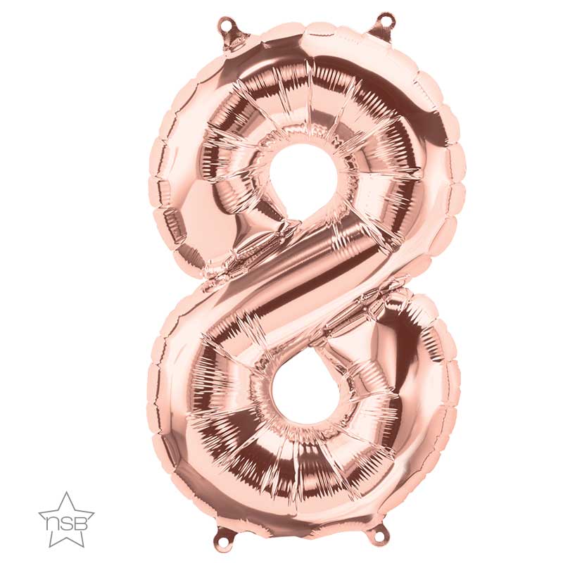 Chiffre 8 Rose Gold 16