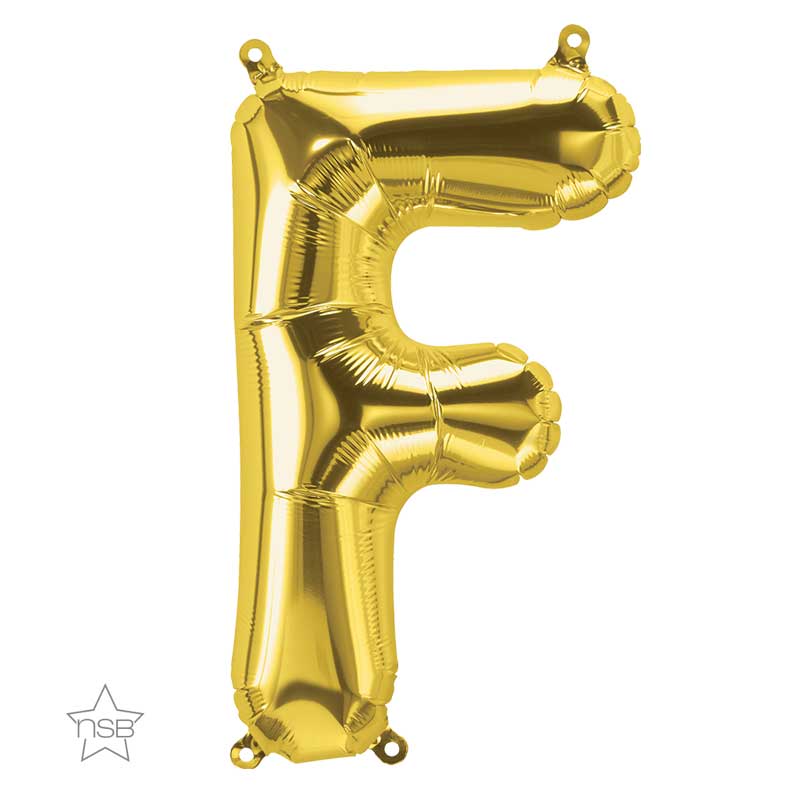 Lettre F Gold 16