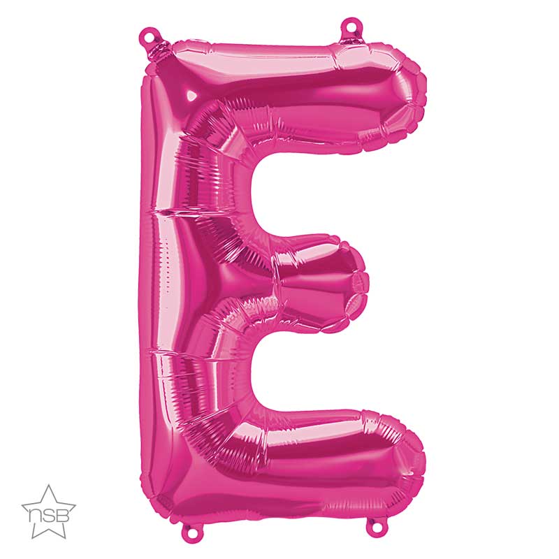 Lettre E Magenta 16