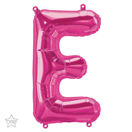 Lettre E Magenta 16