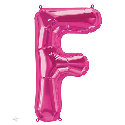 Lettre F Magenta 34