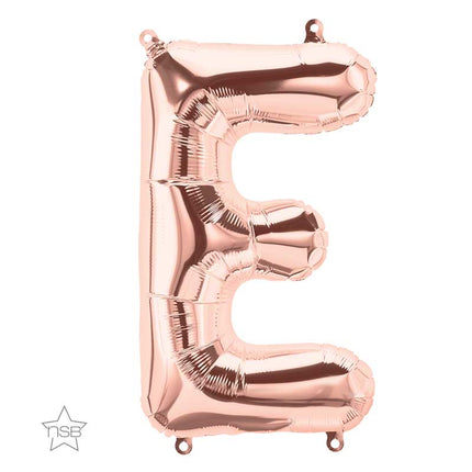 Lettre E Rose Gold 34