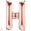 Lettre H Rose Gold 16