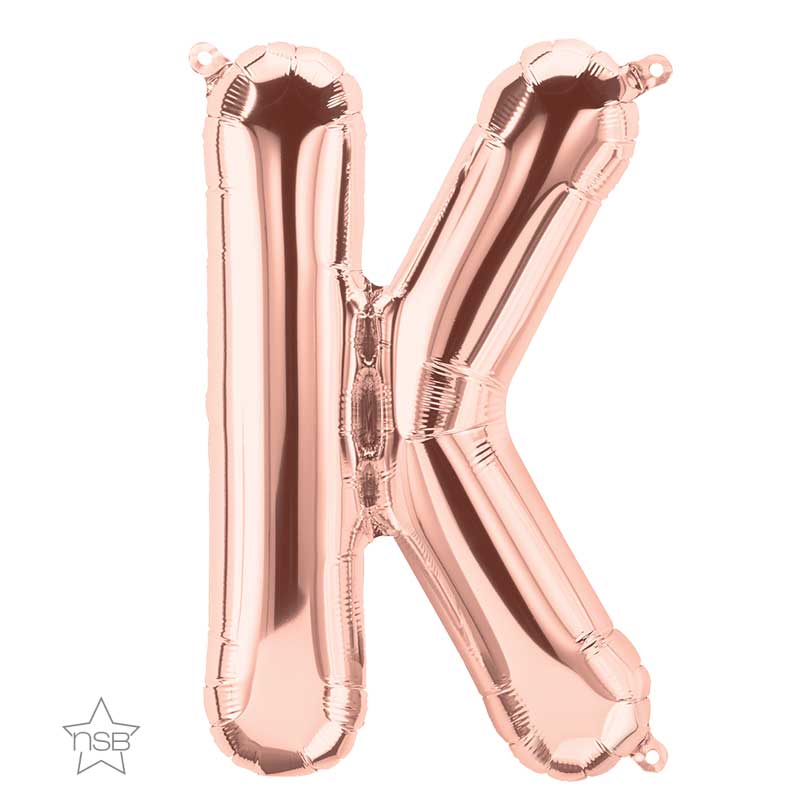 Lettre K Rose Gold 34