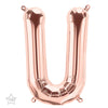 Lettre U Rose Gold 16