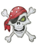 Mort pirate avec bandeau en vieux tissu | figure décorative | J2F Shop
