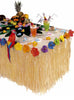 Décoration de table Hawaï avec fleurs | jupe de table 275 x 75 cm | J2F Shop