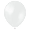 25 Ballons 13cm Métal Perle- Ballonrama