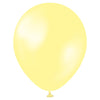 10 Ballons 30cm Métal Jaune- Ballonrama