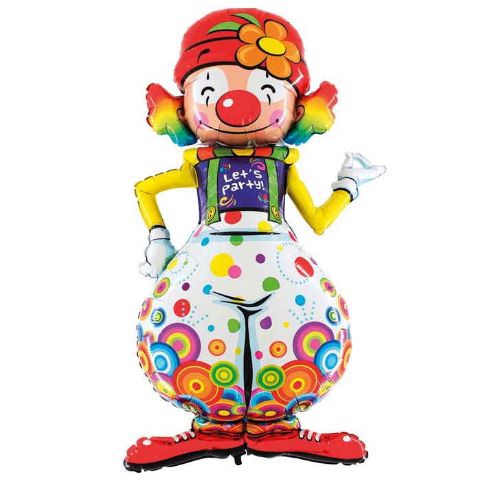 Ballon Aluminium 5' Maxiloons Party Clown – Grabo