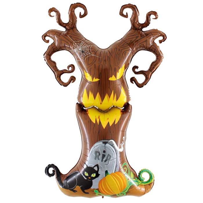 Ballon Aluminium 5' Maxiloons Scary Tree – Grabo