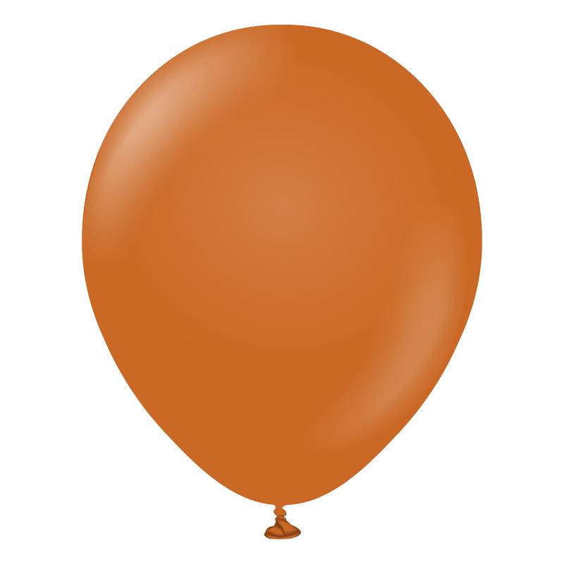 25 Ballons 13cm Terracotta- Ballonrama