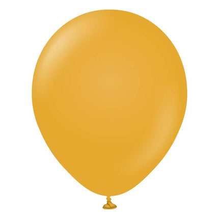 10 Ballons 30cm Moutarde- Ballonrama