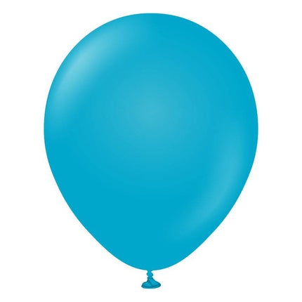 10 Ballons 30cm Bleu Paon- Ballonrama