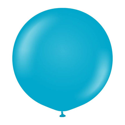 1 Ballon 60cm Bleu Paon- Ballonrama