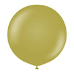 5 Ballons 45cm Olive- Ballonrama