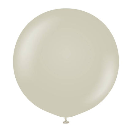 1 Ballon 60cm Gris Pierre- Ballonrama