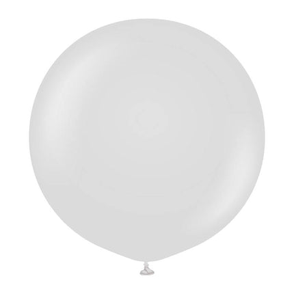 1 Ballon 60cm Gris Fumée- Ballonrama