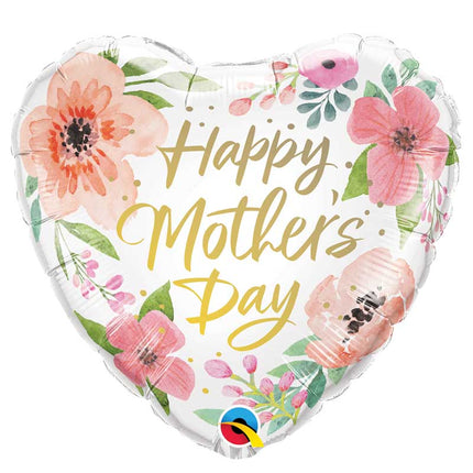 Ballon Aluminium 18″ Mother's Day Pink Floral – Qualatex