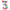 Chiffre 3 Designer Etoile Holographic 40