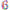 Chiffre 6 Designer Etoile Holographic 40